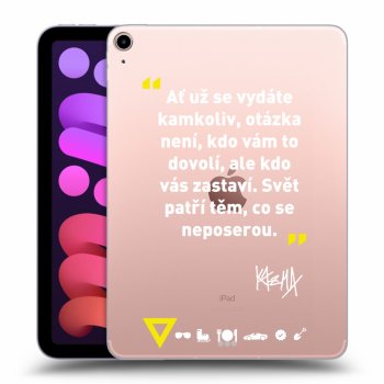 Obal pre Apple iPad mini 2021 (6. gen) - Kazma - SVĚT PATŘÍ TĚM, CO SE NEPOSEROU
