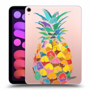 Picasee silikónový prehľadný obal pre Apple iPad mini 2021 (6. gen) - Pineapple