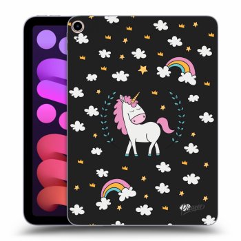 Picasee silikónový čierny obal pre Apple iPad mini 2021 (6. gen) - Unicorn star heaven