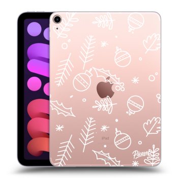 Picasee silikónový prehľadný obal pre Apple iPad mini 2021 (6. gen) - Mistletoe