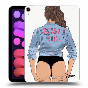 Picasee silikónový prehľadný obal pre Apple iPad mini 2021 (6. gen) - Crossfit girl - nickynellow