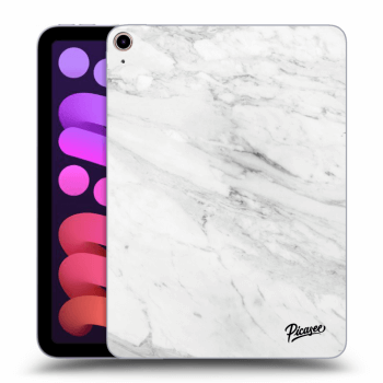 Picasee silikónový prehľadný obal pre Apple iPad mini 2021 (6. gen) - White marble