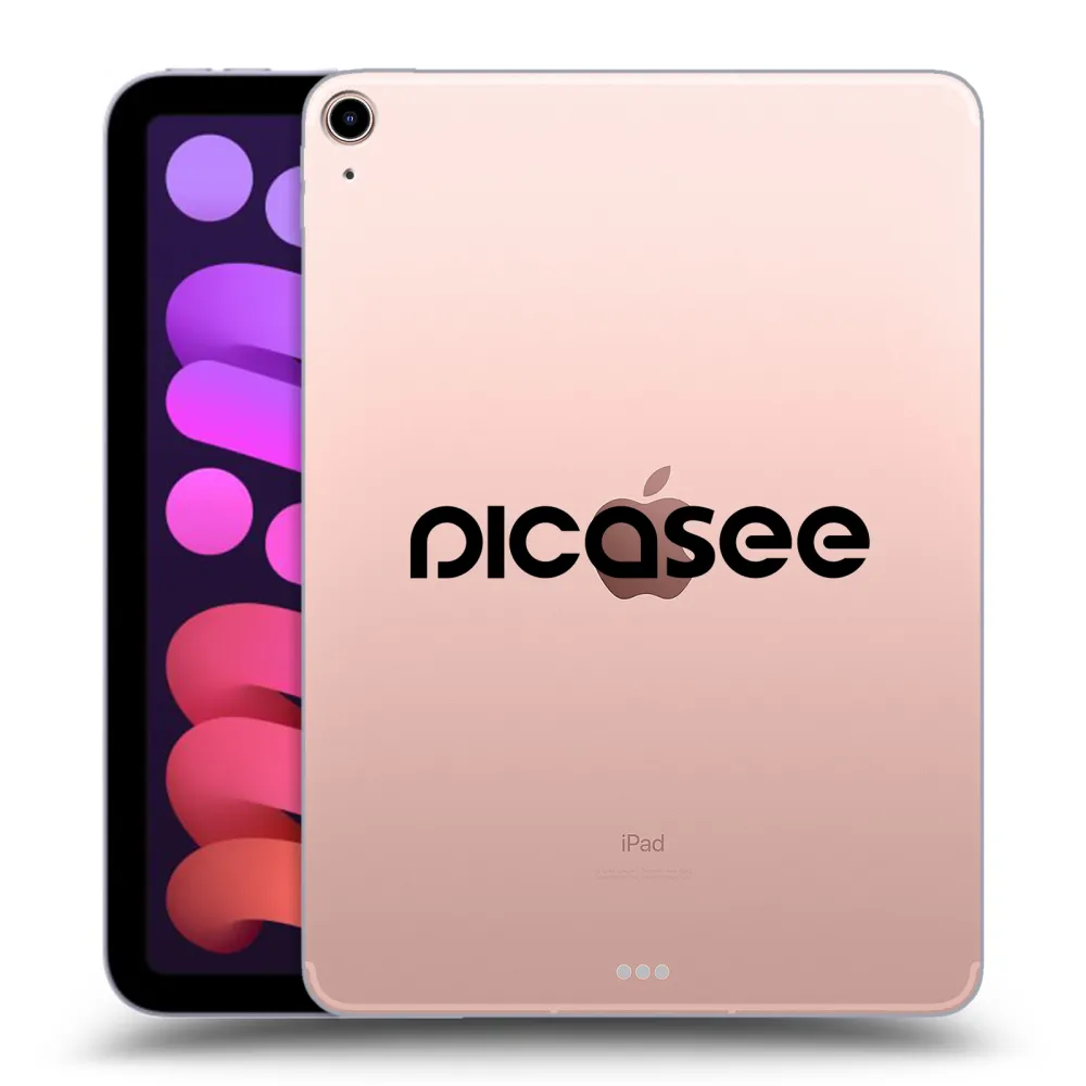 Picasee silikónový prehľadný obal pre Apple iPad mini 2021 (6. gen) - Picasee - new logo - black