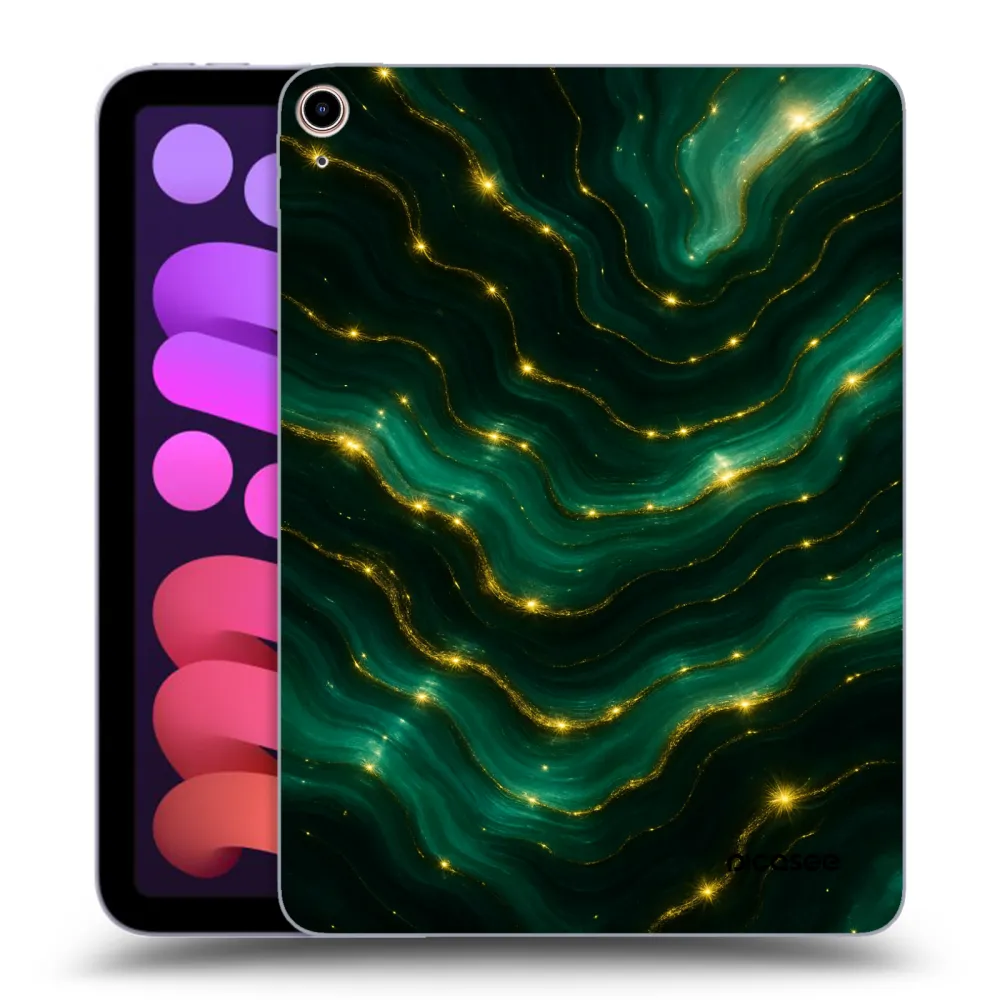 Picasee silikónový prehľadný obal pre Apple iPad mini 2021 (6. gen) - Emerald