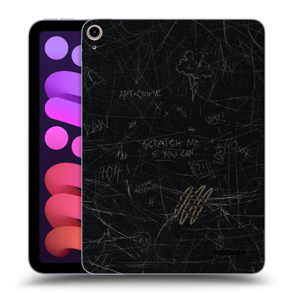 Picasee silikónový prehľadný obal pre Apple iPad mini 2021 (6. gen) - SCRATCH
