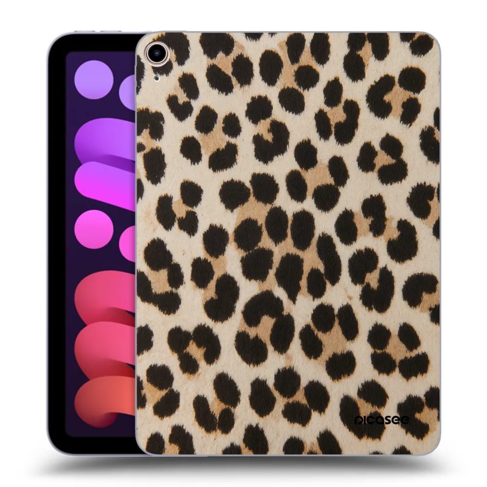 Picasee silikónový prehľadný obal pre Apple iPad mini 2021 (6. gen) - Brown Tiger