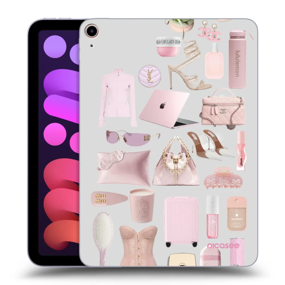 Picasee silikónový prehľadný obal pre Apple iPad mini 2021 (6. gen) - Glam Babe