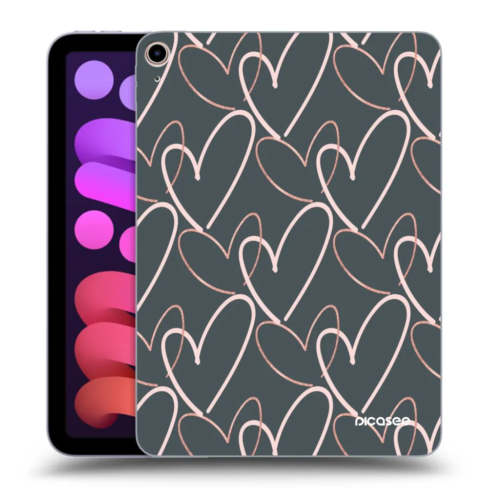 Picasee silikónový prehľadný obal pre Apple iPad mini 2021 (6. gen) - Veľa lásky