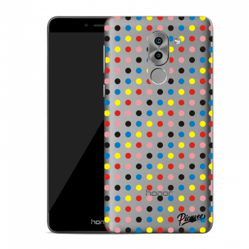Picasee silikónový prehľadný obal pre Honor 6X - Colorful dots