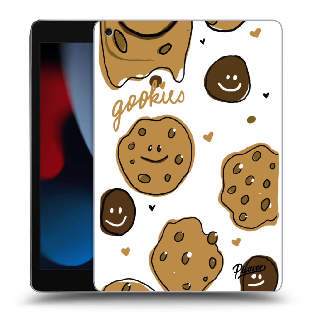 Picasee silikónový čierny obal pre Apple iPad 10.2" 2021 (9. gen) - Gookies