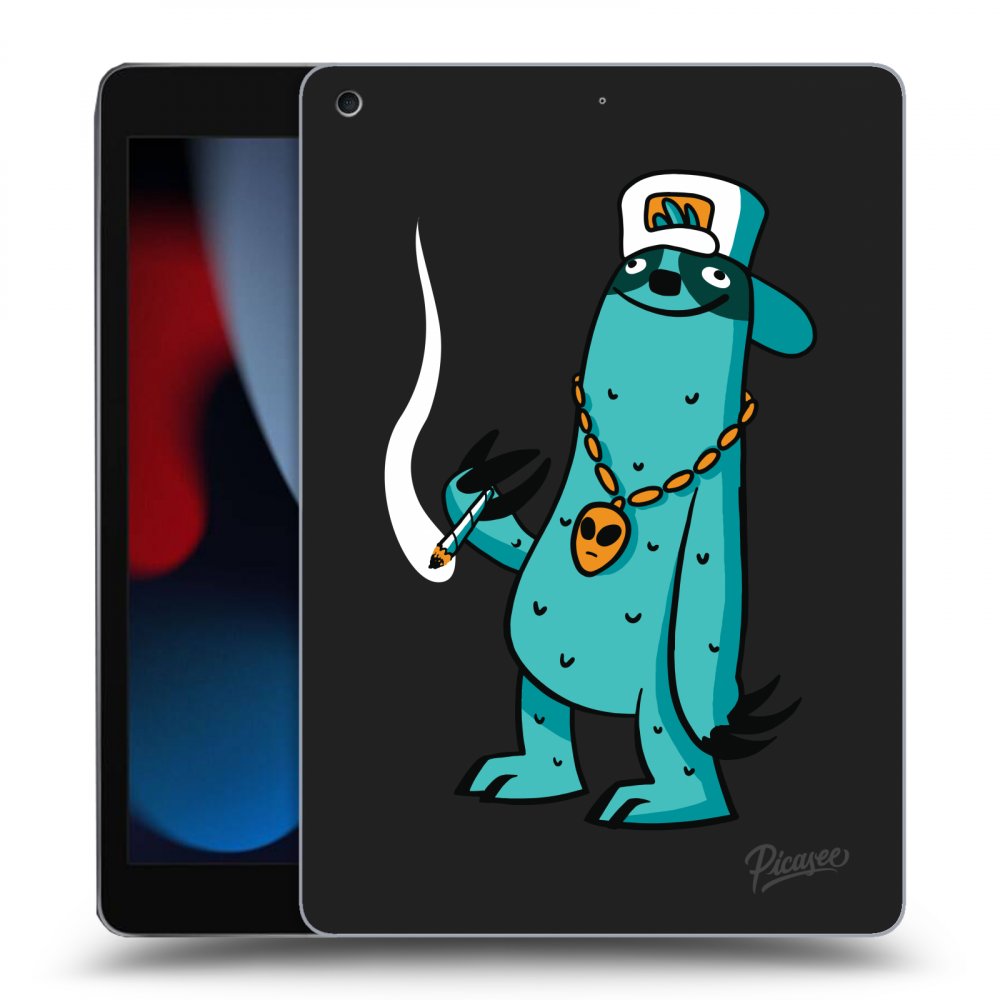 Picasee silikónový čierny obal pre Apple iPad 10.2" 2021 (9. gen) - Earth - Je mi fajn