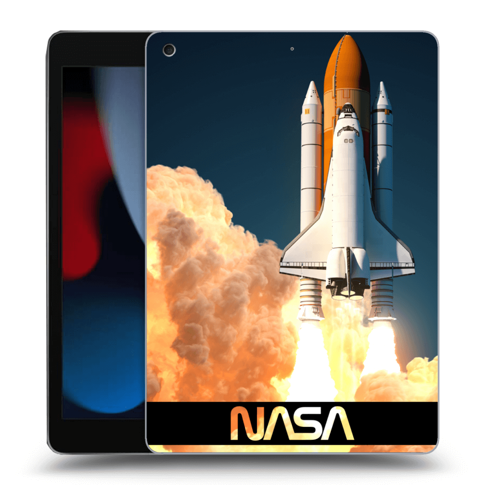 Picasee silikónový prehľadný obal pre Apple iPad 10.2" 2021 (9. gen) - Space Shuttle