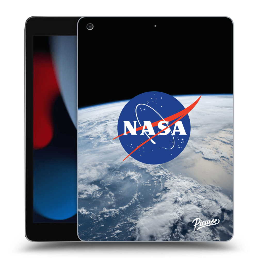 Picasee silikónový čierny obal pre Apple iPad 10.2" 2021 (9. gen) - Nasa Earth