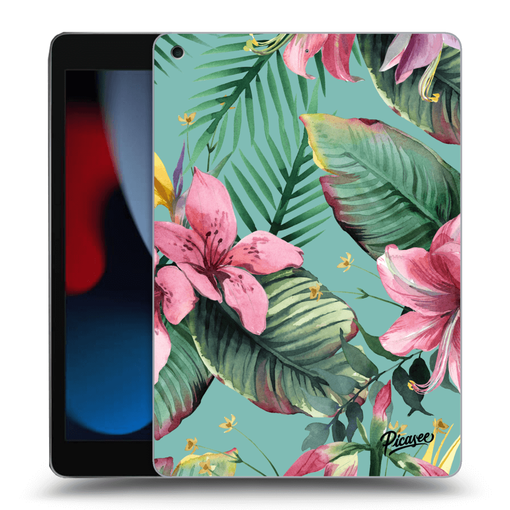 Picasee silikónový čierny obal pre Apple iPad 10.2" 2021 (9. gen) - Hawaii