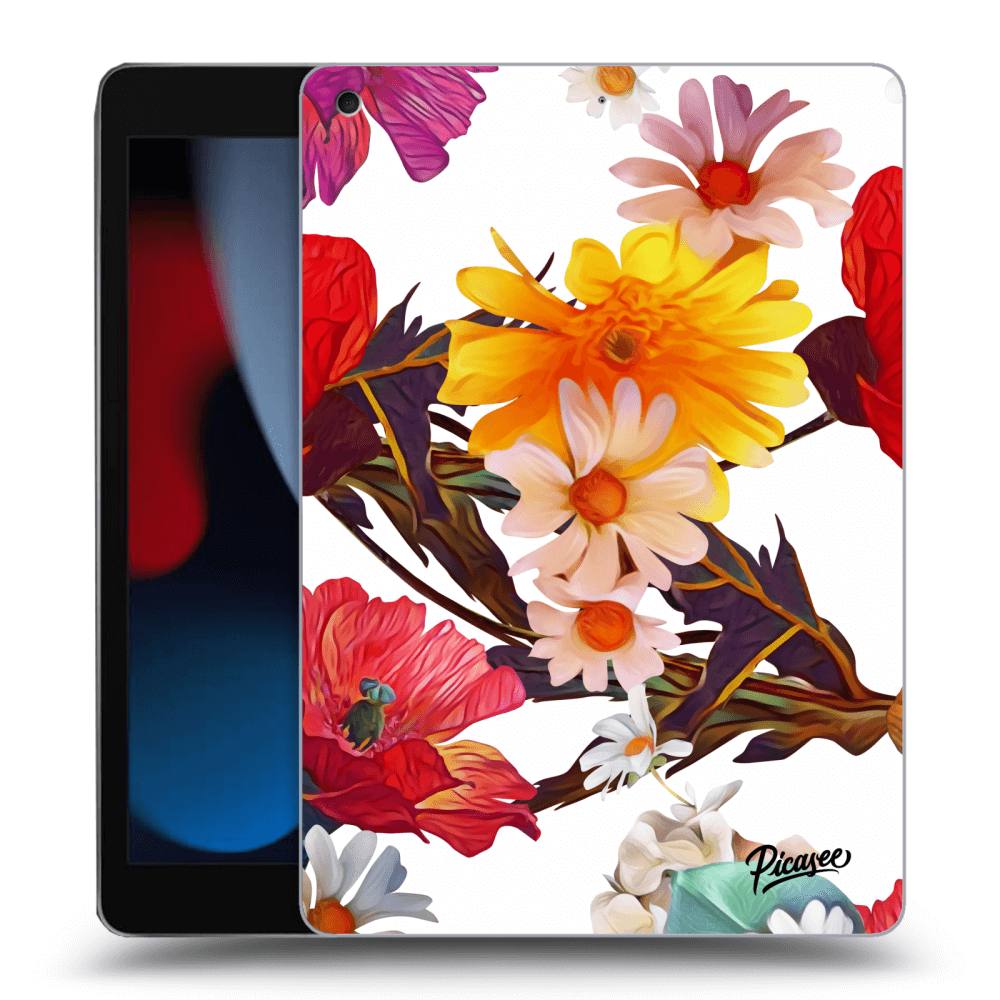 Picasee silikónový čierny obal pre Apple iPad 10.2" 2021 (9. gen) - Meadow