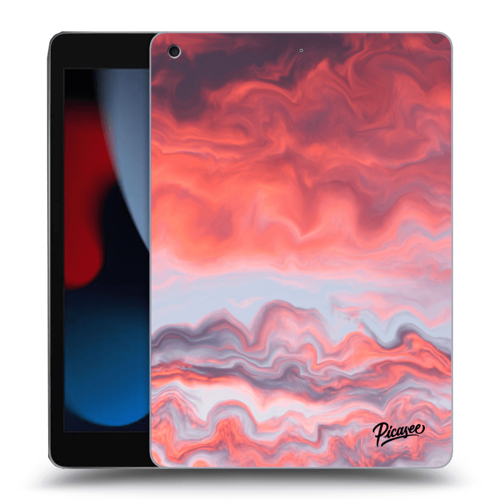 Picasee silikónový čierny obal pre Apple iPad 10.2" 2021 (9. gen) - Sunset