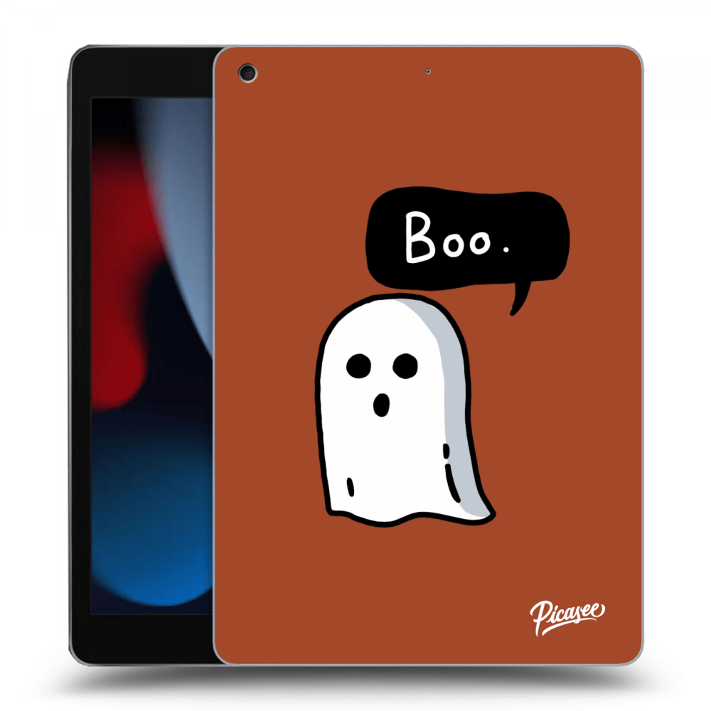 Picasee silikónový čierny obal pre Apple iPad 10.2" 2021 (9. gen) - Boo