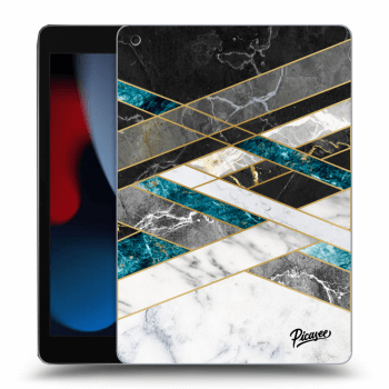 Obal pre Apple iPad 10.2" 2021 (9. gen) - Black & White geometry