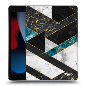Picasee silikónový prehľadný obal pre Apple iPad 10.2" 2021 (9. gen) - Dark geometry