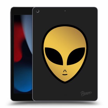 Picasee silikónový čierny obal pre Apple iPad 10.2" 2021 (9. gen) - Earth - Alien
