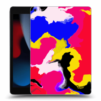 Picasee silikónový prehľadný obal pre Apple iPad 10.2" 2021 (9. gen) - Watercolor