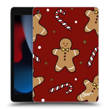 Picasee silikónový prehľadný obal pre Apple iPad 10.2" 2021 (9. gen) - Gingerbread 2