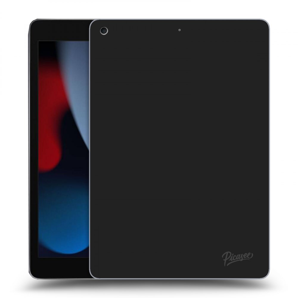 Picasee silikónový čierny obal pre Apple iPad 10.2" 2021 (9. gen) - Clear
