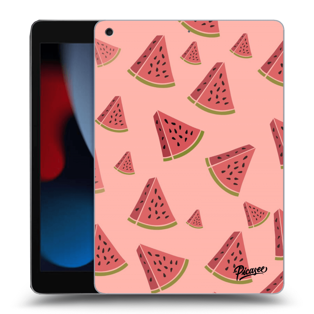 Picasee silikónový prehľadný obal pre Apple iPad 10.2" 2021 (9. gen) - Watermelon