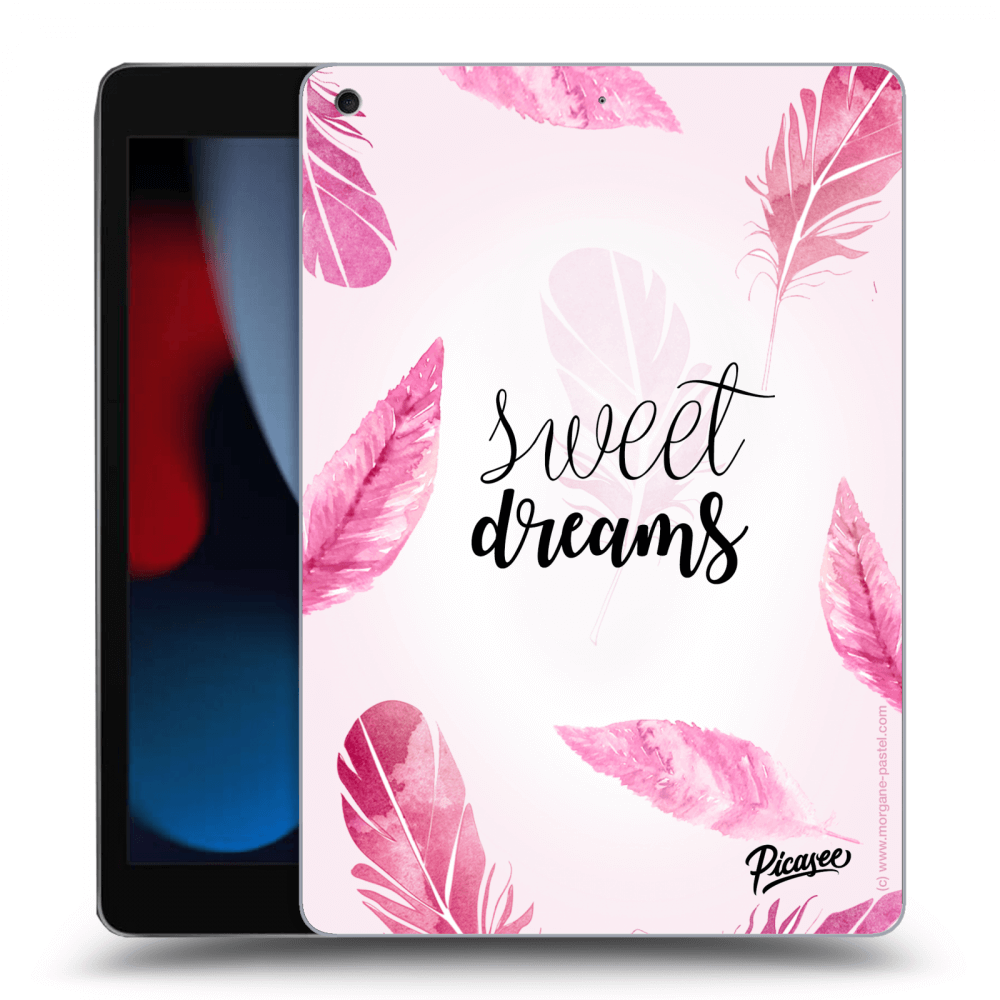 Picasee silikónový čierny obal pre Apple iPad 10.2" 2021 (9. gen) - Sweet dreams