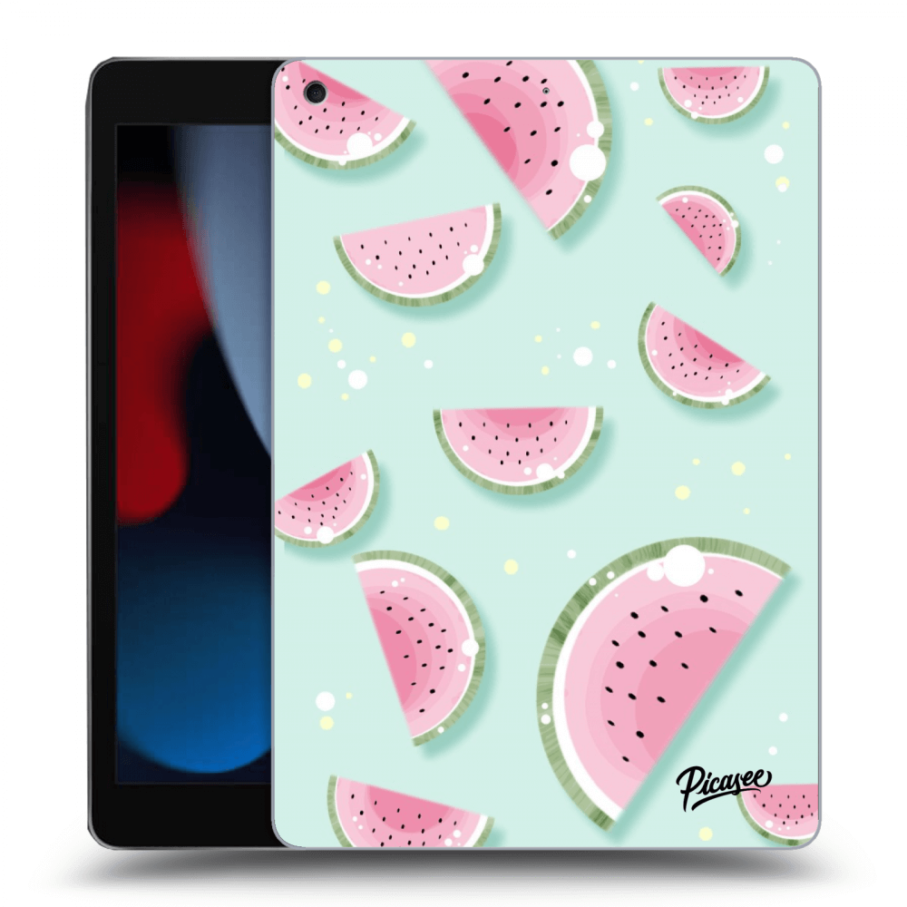 Picasee silikónový čierny obal pre Apple iPad 10.2" 2021 (9. gen) - Watermelon 2