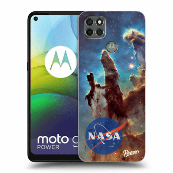Picasee silikónový čierny obal pre Motorola Moto G9 Power - Eagle Nebula