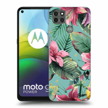 Picasee silikónový čierny obal pre Motorola Moto G9 Power - Hawaii