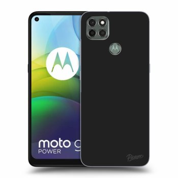 Picasee silikónový čierny obal pre Motorola Moto G9 Power - Clear