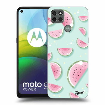 Picasee silikónový čierny obal pre Motorola Moto G9 Power - Watermelon 2