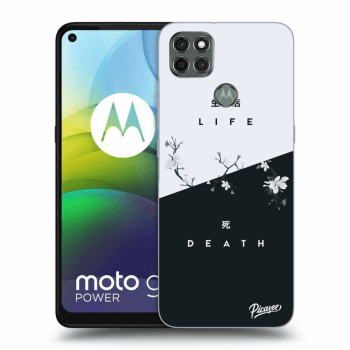 Picasee silikónový čierny obal pre Motorola Moto G9 Power - Life - Death