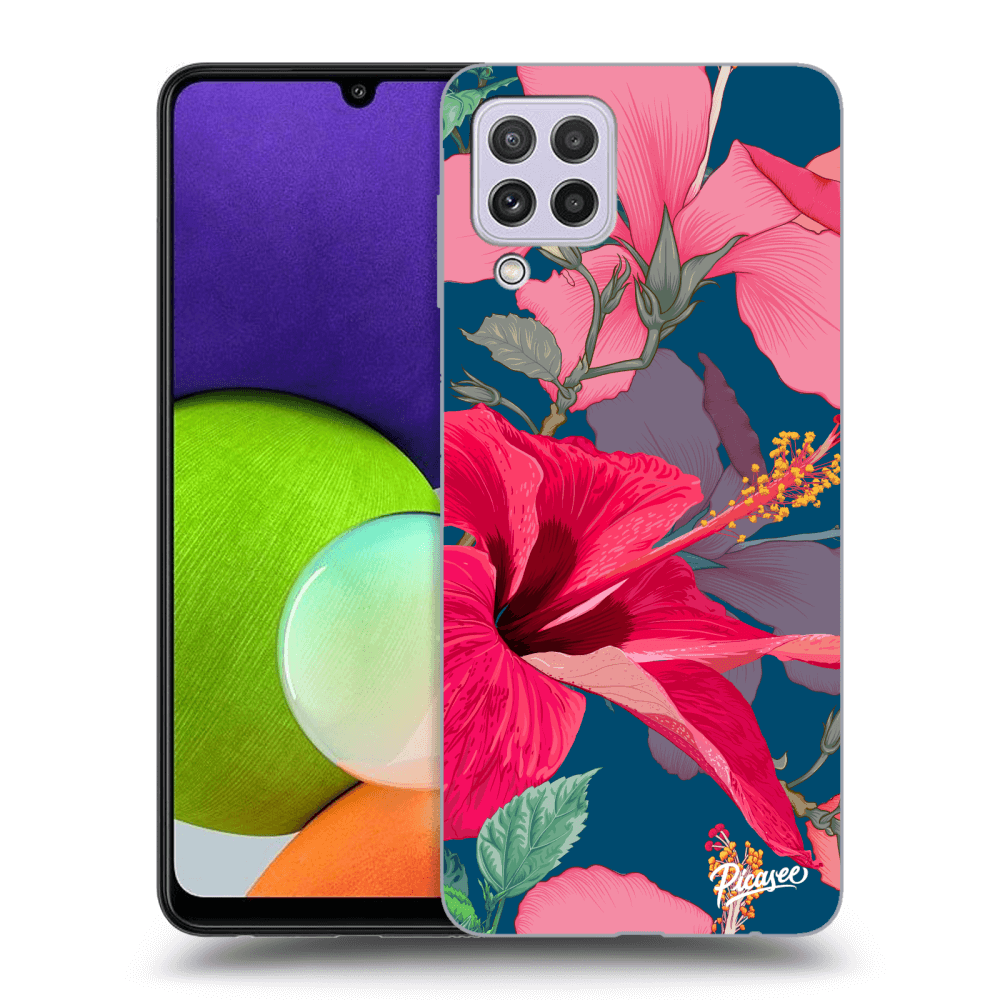 Picasee ULTIMATE CASE pro Samsung Galaxy A22 A225F 4G - Hibiscus