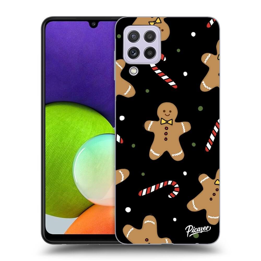 Picasee silikónový čierny obal pre Samsung Galaxy A22 A225F 4G - Gingerbread