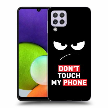 Obal pre Samsung Galaxy A22 A225F 4G - Angry Eyes - Transparent