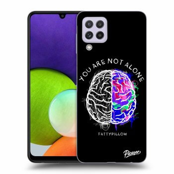 Obal pre Samsung Galaxy A22 A225F - Brain - White