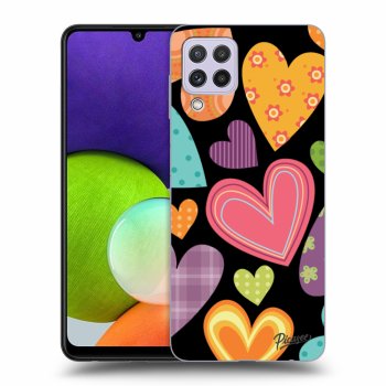 Picasee ULTIMATE CASE pro Samsung Galaxy A22 A225F 4G - Colored heart
