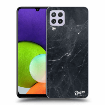 Obal pre Samsung Galaxy A22 A225F - Black marble