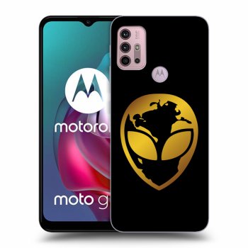 Picasee ULTIMATE CASE pro Motorola Moto G30 - EARTH - Gold Alien 3.0