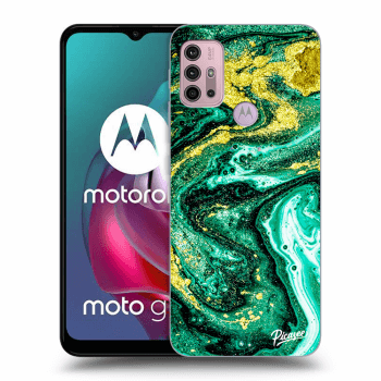 Obal pre Motorola Moto G30 - Green Gold