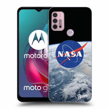 Picasee silikónový čierny obal pre Motorola Moto G30 - Nasa Earth