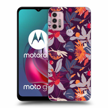 Obal pre Motorola Moto G30 - Purple Leaf