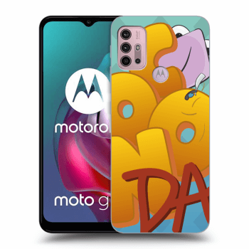 Picasee silikónový čierny obal pre Motorola Moto G30 - Obří COONDA