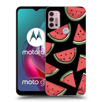 Picasee silikónový čierny obal pre Motorola Moto G30 - Melone