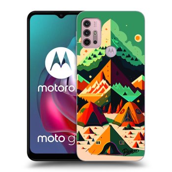 Picasee silikónový čierny obal pre Motorola Moto G30 - Alaska