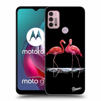 Obal pre Motorola Moto G30 - Flamingos couple