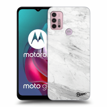 Obal pre Motorola Moto G30 - White marble